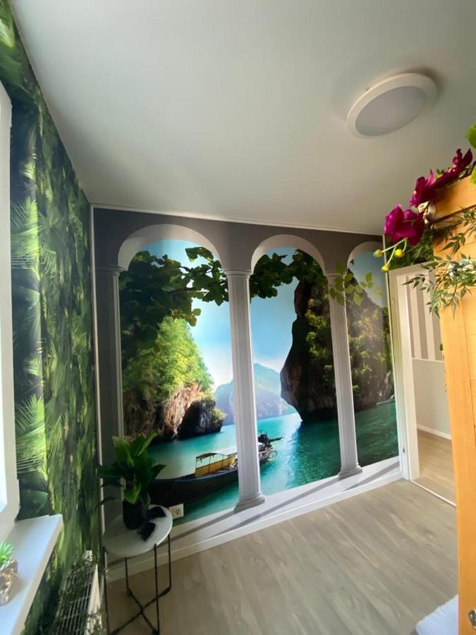 Schoene Ferienwohnung „Zum Glueck Tropical“ Eisenach Buitenkant foto